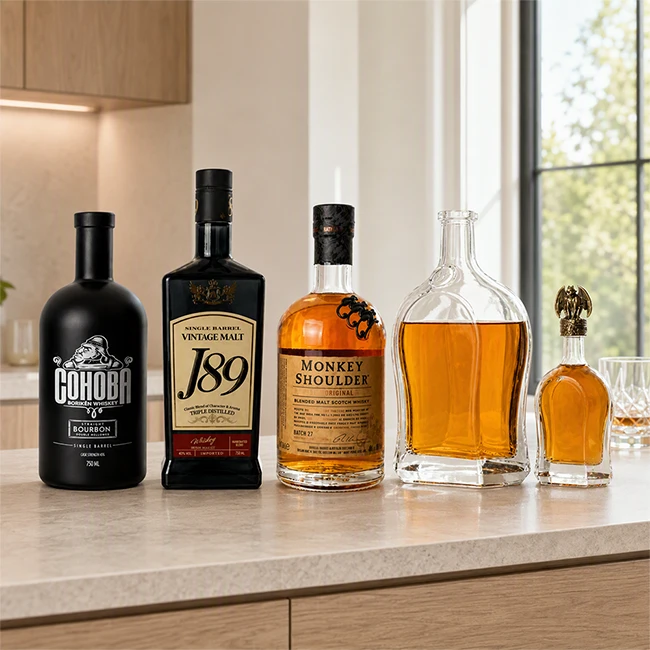 Whisky a fľaše na whisky